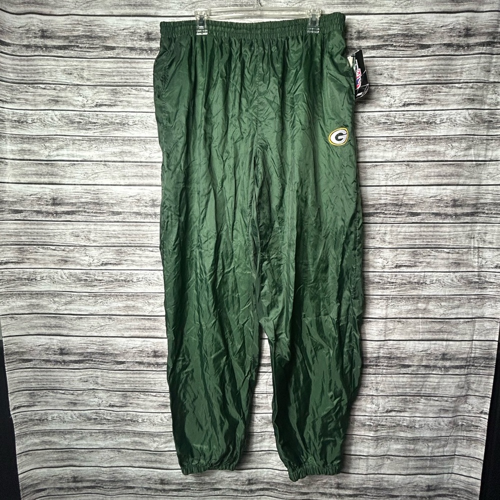 NWT Vintage Game Day NFL Green Bay Packers Windbreaker Pants - Size XXL